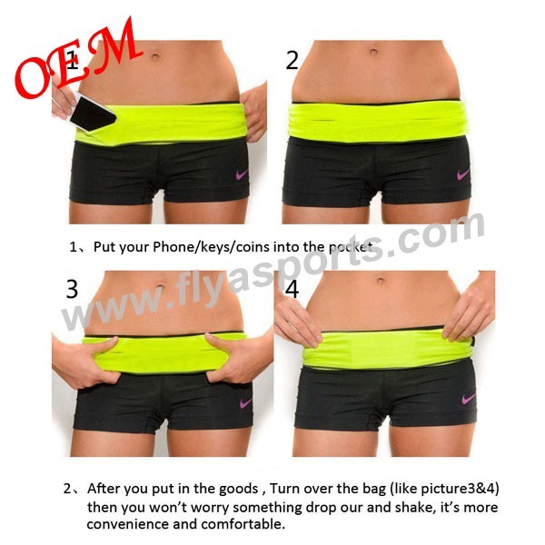 elastic running belt