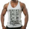 custom logo printed men singlets,gym singlets 